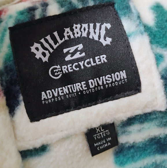 BILLABONG NEW A DIV Boundary Mock Neck Fleece Jacket - Picture 14 of 16